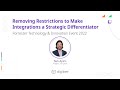 Removing restrictions to make integrations a strategic differentiator  forrester 2022  digibee