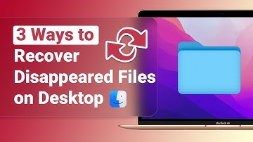 3 Ways to Recover Disappeared Files on Desktop from Hard Drive on Mac