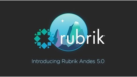 Introducing Rubrik Andes 5.0 in 75 seconds