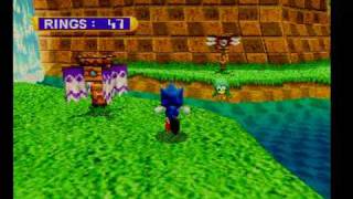 Sonic Jam [Sega Saturn - Opening and Sonic World Gameplay]