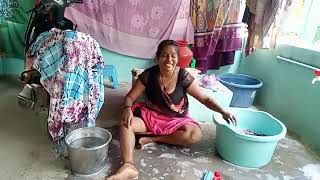 Santhalakshmi Mood On My Dress Washingsanthalakshmidailyvlogtamilvlog