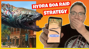HYDRA BOA BOSS RAID STRATEGY BY ICEBLAZE (Jurassic World Alive 2.8)