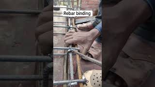 Chhat Me Sariya Bandhne Ka tarika | Rebar Binding | Rcc Construction | Rebar tying |#construction |