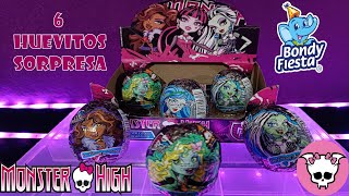 Monster High Huevos Sorpresa Webo Late Surprise Bondy Fiesta Draculaura, Cleo, Lagoona Blue
