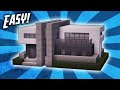 Minecraft tutorial simple modern small house Minecraft tutorials and subscribe