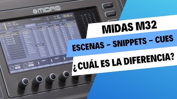 Escenas - Snippets - Cues  ¿Cual es la Diferencia?