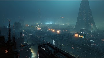 Neo-Tokyo 2277: Cyberpunk City Ambience for Study & Work | 4K Visuals