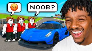 TROLLING TOXIC CLAN WITH EVERY CAR IN ROBLOX DRIVING EMPIRE