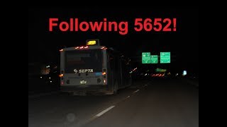 NeoplanDude | Following SEPTA 2003 New Flyer D40LF #5652, Deadheading down I-76!