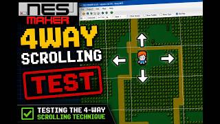 NES maker 4way scrolling test