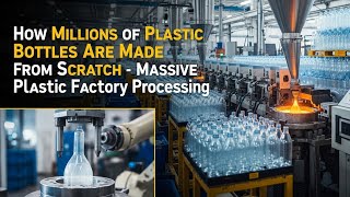 How Millions of Plastic Bottles Are Made From Scratch-Massive Plastic Factory Processing.#howitsmade