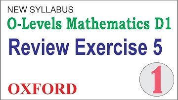 (O-L-59) Mathematics D1, 7th Edition, Chapter 5, Review Exercise 5, Complete Solved by ALEEM ACADEMY