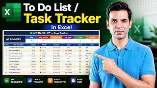 To Do List / Task Tracker in Excel | Full Tutorial (Beginner to Advanced)