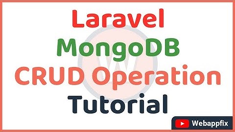 Laravel MongoDB Tutorial | Laravel MongoDB CRUD | Laravel With MongoDB | MongoDB Laravel Tutorial