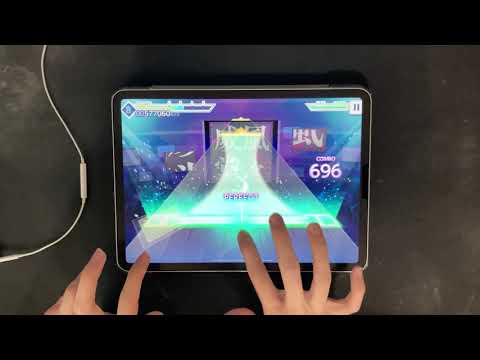 【プロセカ】威風堂々 (MASTER 28) ALL PERFECT 手元 【プロジェクトセカイ カラフルステージ feat.初音ミク】