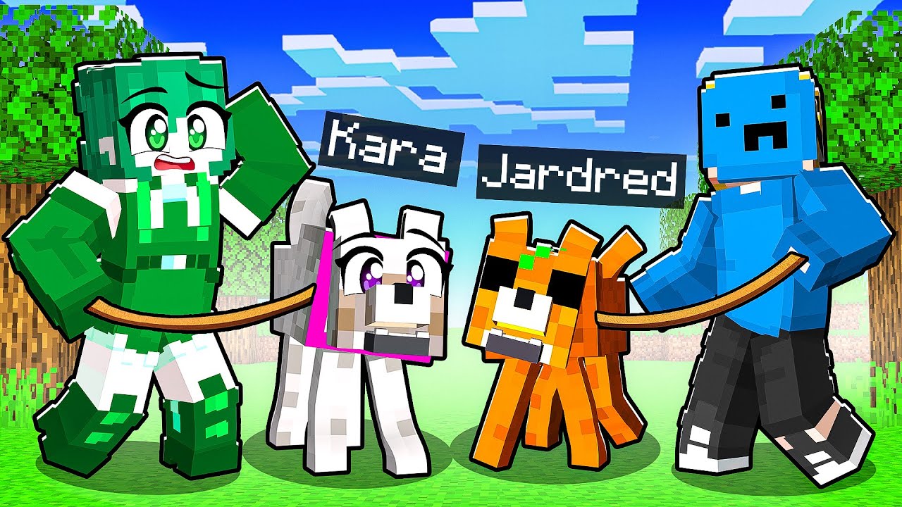 Jardred y Kara Son PERROS en Minecraft!