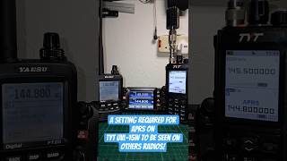 TYT UVL-15W APRS Experiments #shorts #hamradio