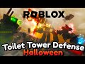 Roblox toilet tower defense Halloween event