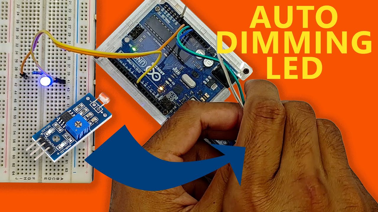 Smart LED Dimming with LDR & Arduino | Ambient Light Sensor Project ...