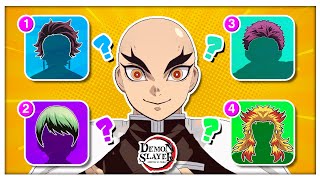 DEMON SLAYER HAIR QUIZ ⚔ Demon Slayer Kimetsu No Yaiba Season 3 Quiz  Anime Quiz