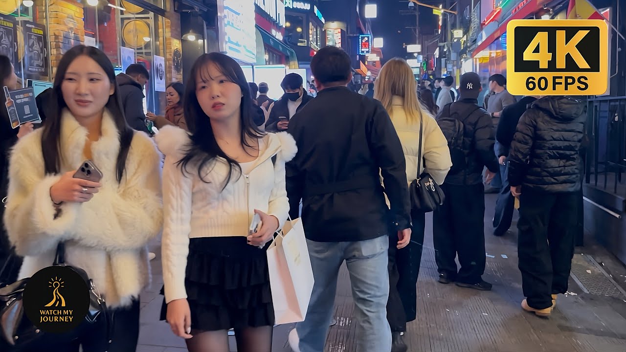 [Itaewon 4K] Seoul Night Walk!! ~ Itaewon Club Street is interesting to walk on 🔥🔥