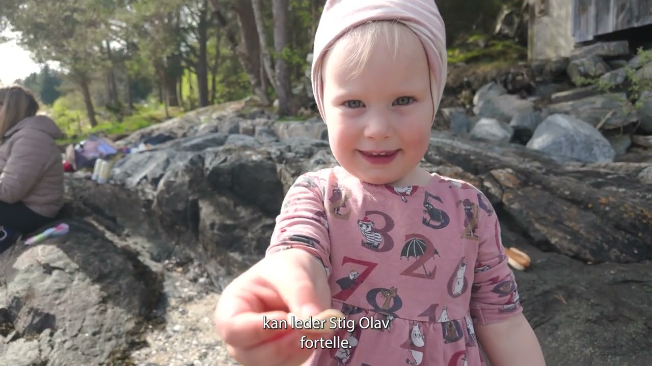 Barnas Turlag på tur på Viken gård