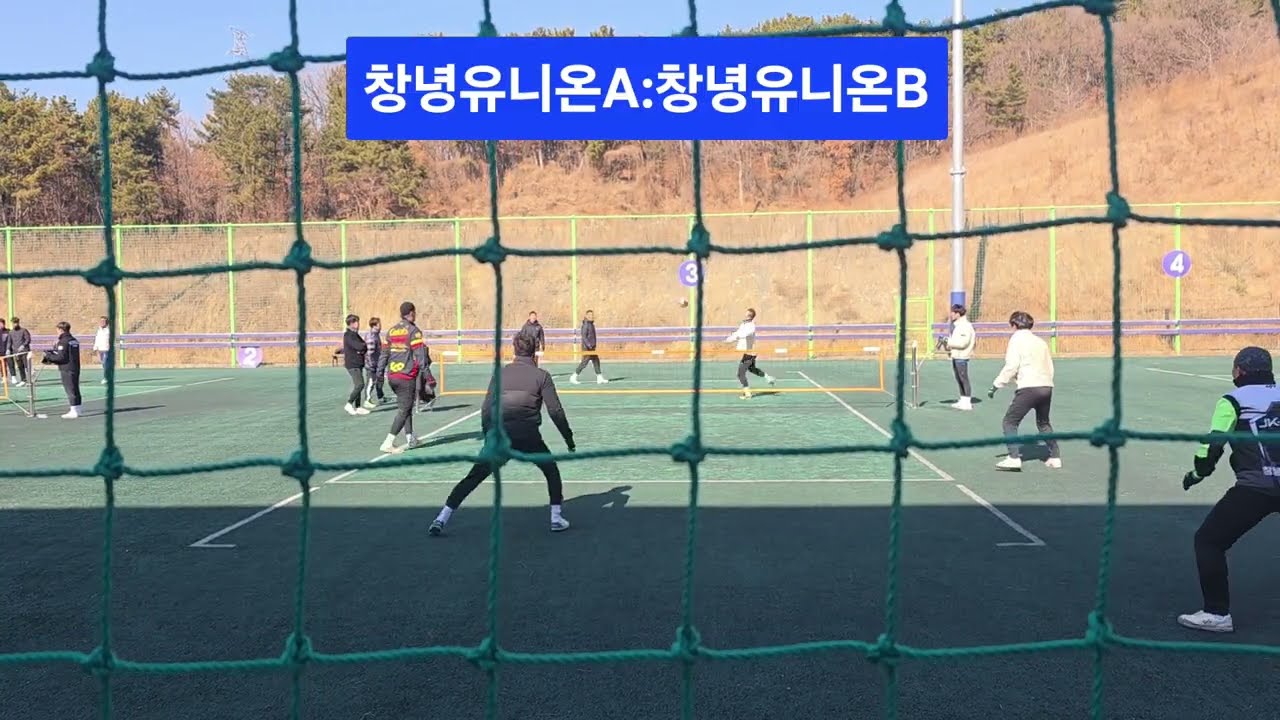 창녕유니온A,B(창녕군 대표클럽).창원교류전.(진해백구40,창원트리플,창녕유니온,경산JC,거제브로)