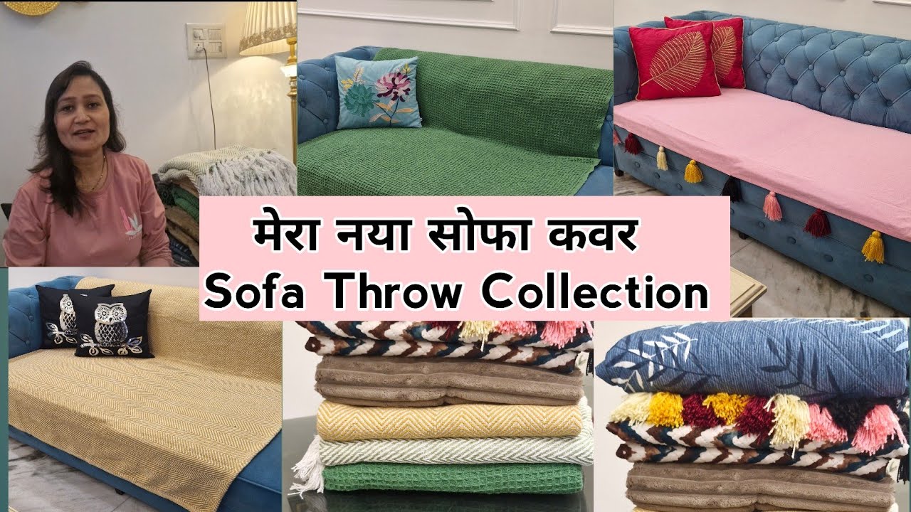 «Уютно и стильно — новейшие дизайны пледов для диванов, самые популярные модели, эстетичная гости...