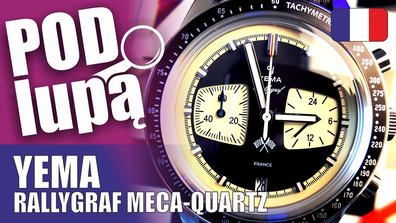 Yema Rallygraf - zegarek sportowy w stylu retro odc. 0033 Pod Lupą