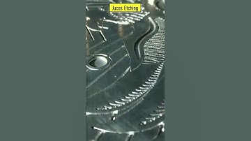 Detail of the finished zinc plate #shorts