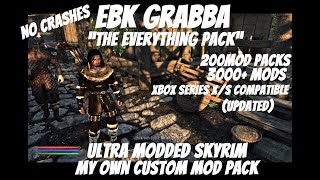 Skyrim Ae Ultra Modded For Xbox Series Xs 200 Packs & 3000 Mods No Crashes Everything Pack