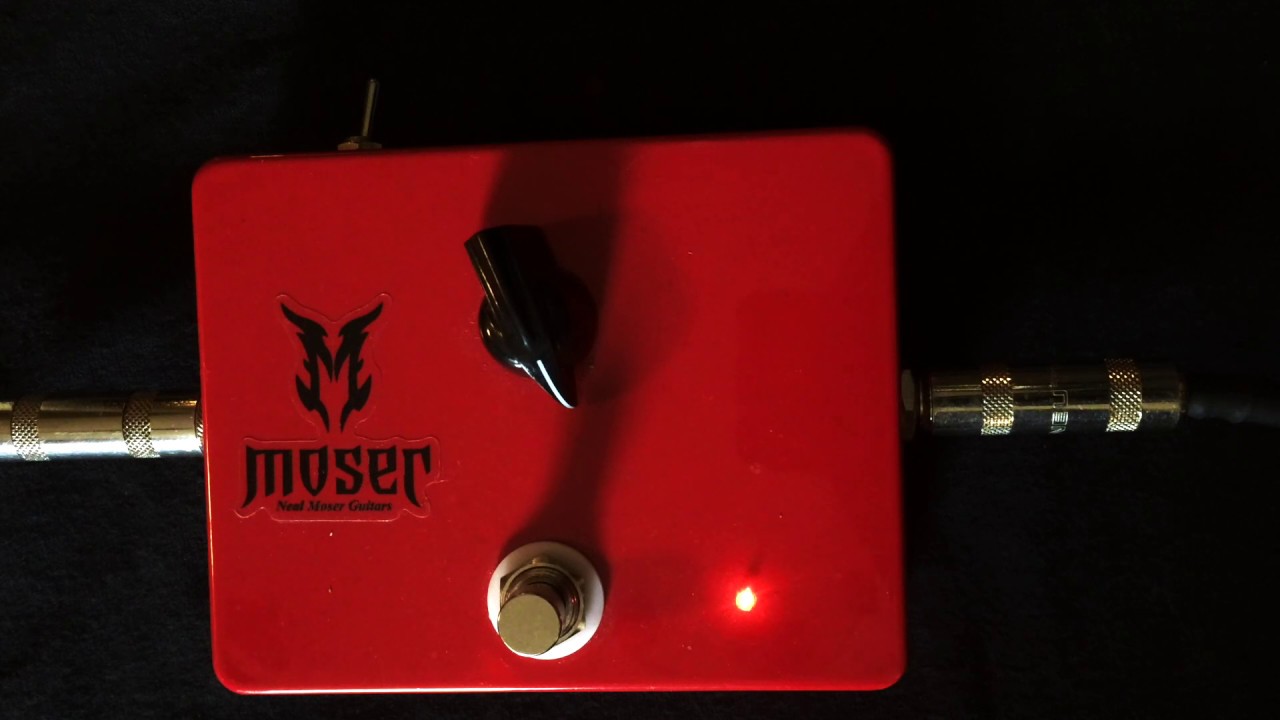 Neal Moser Booster Stompbox Overdrive Pedal Demo