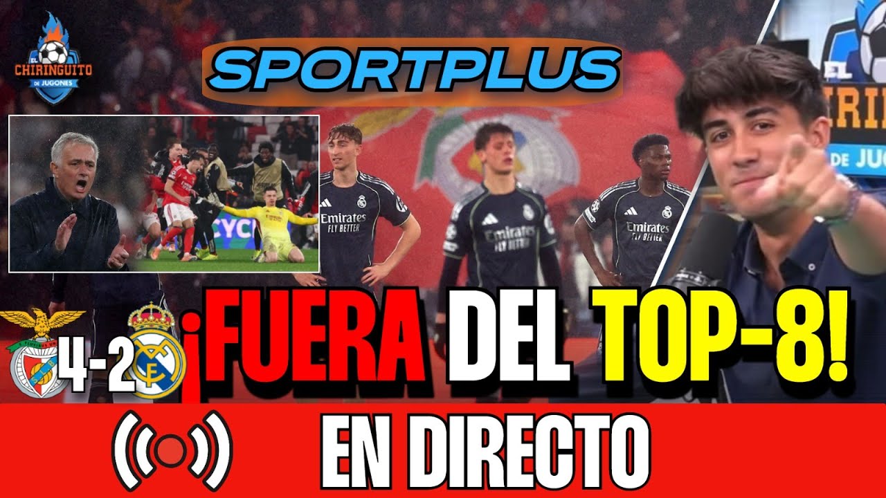 🚨🚨 ¡MOURINHO ECHA AL REAL MADRID DEL TOP-8! | RESACA CHAMPIONS | Sportplus | Chiringuito Inside