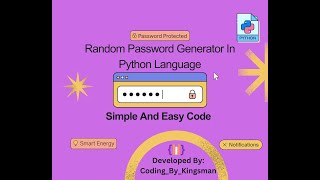 Random Password Generator in Python | Choose Your Password Length