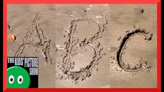 Sand Alphabet - Beach ABC's - The Kids' Picture Show (Fun & Educational Learning Video)