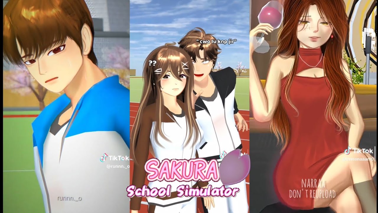 KUMPULAN VIDEO TIKTOK SAKURA SCHOL SIMULATOR 🌸🔥PART 1🔥Yang nonton auto ketagihan 👀🔥
