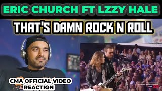 Eric Church - That's Damn Rock n Roll ft Lzzy Hale CMA 2014 - First Time Reaction Content