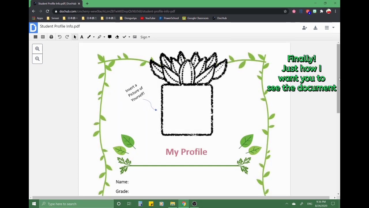  How To Use DocHub insert Text Image Saving YouTube