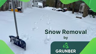 Commercial & Residential Snow Removal Services | Plowing, Shoveling & Salting | Grunber