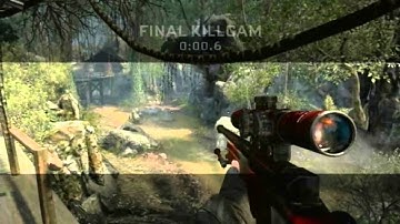 Black Ops - No Scope Across Map Final Killcam - Week 4