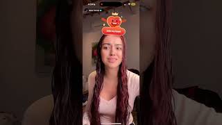 Malu Trevejo TikTok live (3.20.25) pt1