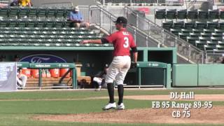 95 MPH throwing LHP DL Hall is a fan favorite at Perfect Game National