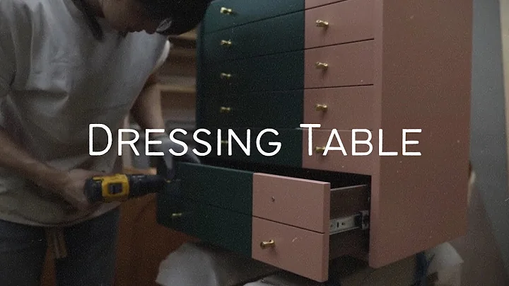 Build a simple/modern dressing table | Modern wooden dressing table design // amazing woodworking