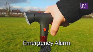 Multipurpose fold-able Walking Sticks with torch, emergency alarm and adjustable height