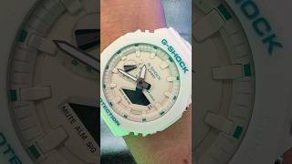 Unboxing white and green watch Casio G-SHOCK 2100 #gshock #luxury #vip #tuning #watch
