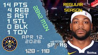 Bruce Brown Player Full High Lowlights vs SPURS 12 04 2026 NBA REGULAR SEASON Game