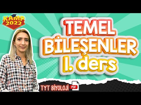 Temel Bileşenler 1. Ders | TYT Biyoloji #Kamp2022 #tyt2022BİO2