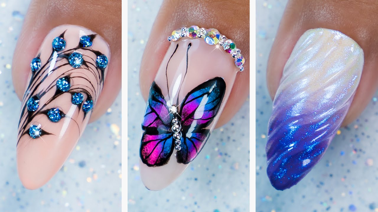 Free Photo | Beautiful nail art presentation