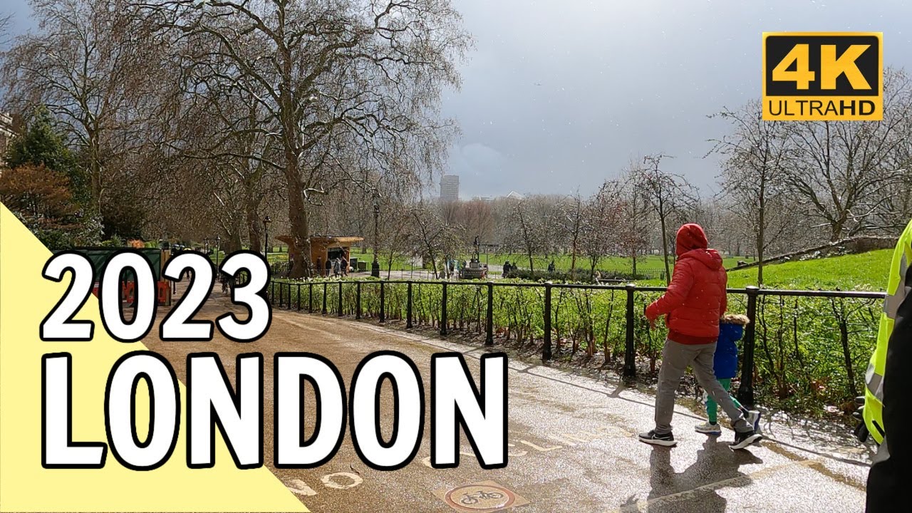 London🇬🇧Green Park After The Rain Walk - Lark Lemon Travel {4K/HD]