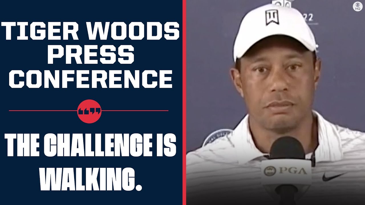 tiger woods press conference live